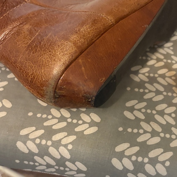 Steven By Steve Madden “Intyce” Brown Leather Heeled Boots - Picture 5 of 7